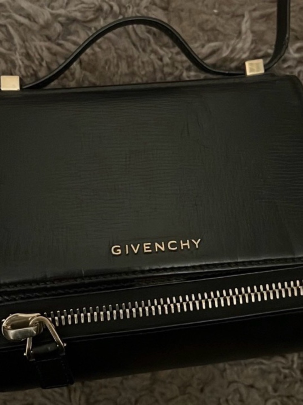 Givenchy Black Small Pandora Box  Leather crossbody bag purse - Picture 6 of 14